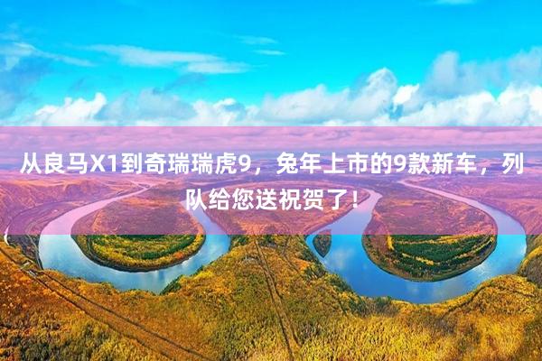 从良马X1到奇瑞瑞虎9，兔年上市的9款新车，列队给您送祝贺了！