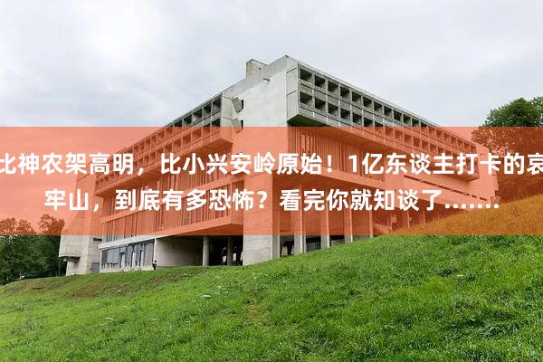 比神农架高明，比小兴安岭原始！1亿东谈主打卡的哀牢山，到底有多恐怖？看完你就知谈了.......